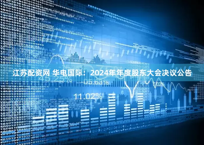 江苏配资网 华电国际：2024年年度股东大会决议公告