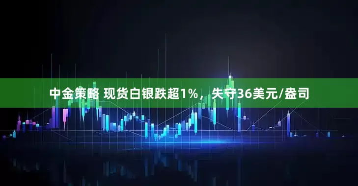 中金策略 现货白银跌超1%，失守36美元/盎司