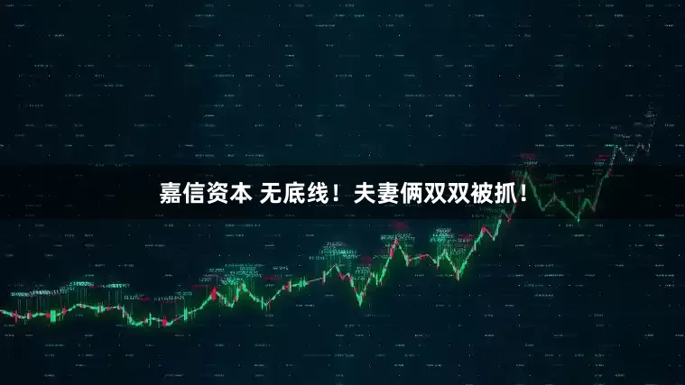 嘉信资本 无底线！夫妻俩双双被抓！